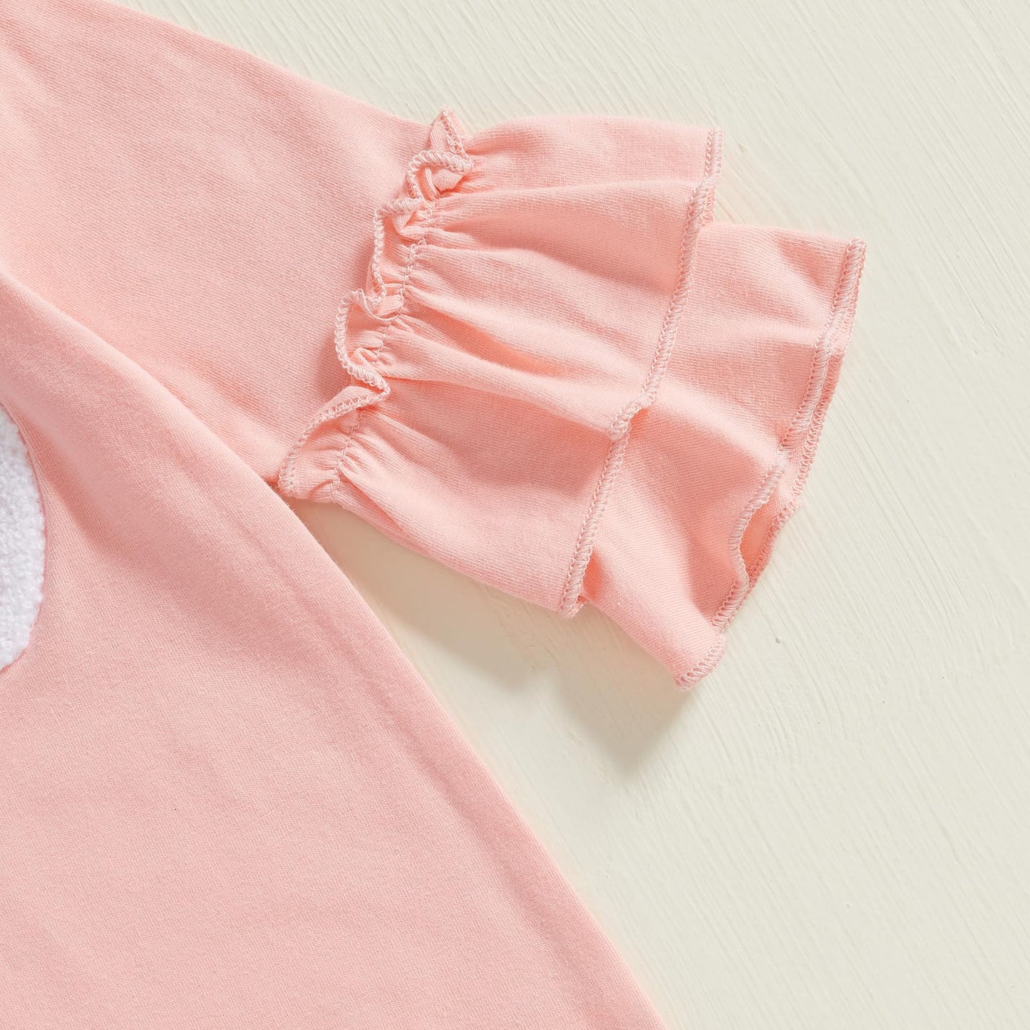 My First Valentines Day Baby Girl Outfit Love Heart Letter Long Sleeve Romper Newborn Spring Jumpsuit Clothes (A-Pink, 0-3 Month