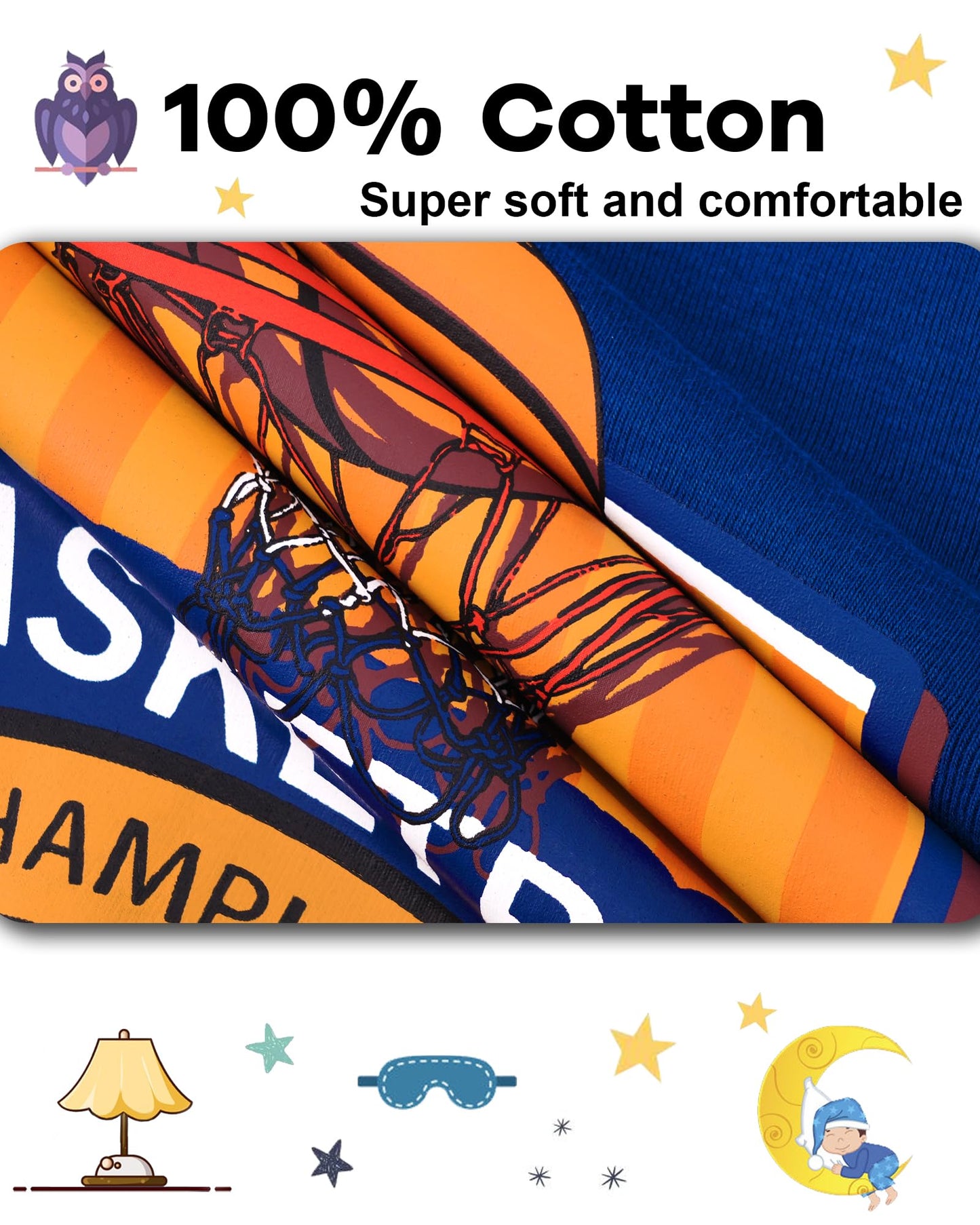 Daughter Queen Boys Pajamas 18-24 Months Summer Pjs Basketball Pj Sets Baby Toddler Cotton Short Sleeve Jammies Sports Ball Slee