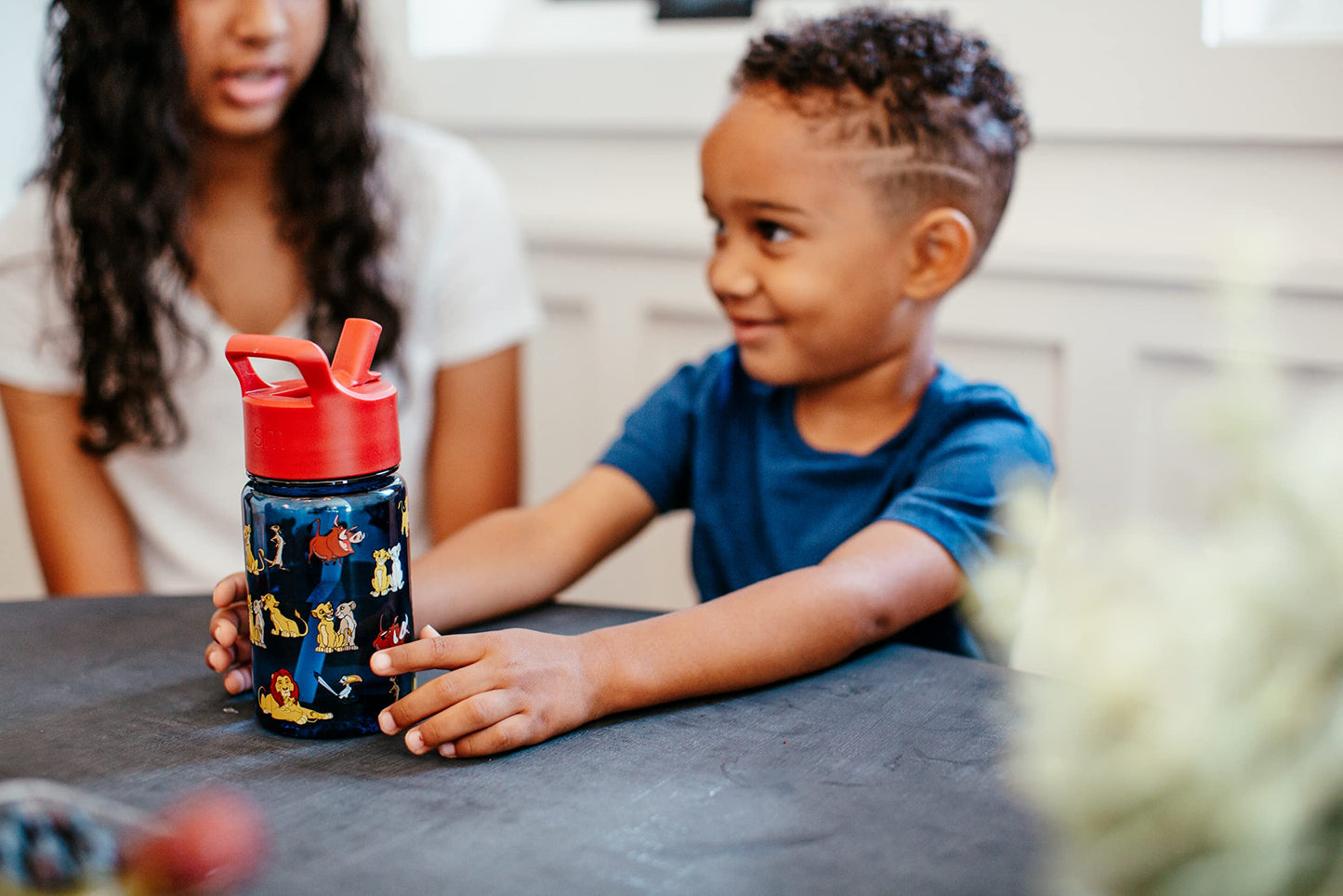 Simple Modern Disney Minnie Mouse Kids Water Bottle Plastic Bpa-Free Tritan Cup With Leak Proof Straw Lid | Reusable And Durable