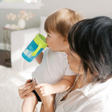 Dr. Brown'S Milestones Straw To 360? Cup Set, Convertible Toddler Training Cup Set With Interchangeable Silicone Straw And 360 D