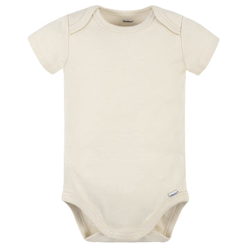 Gerber Baby 5 Pack Onesies Multi-Packs Bundle Interlock 180 Gsm, Natural, 6-9 Months Us