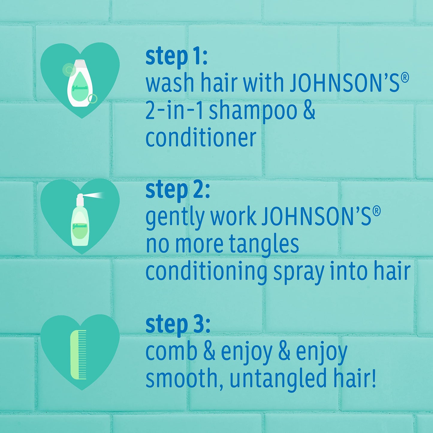 Johnson'S No More Tangles Toddler & Kids Detangling Spray To Unlock Knots In Hair, Hypoallergenic & Paraben-Free, No More Tears