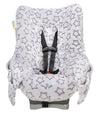 Niko Easy Wash Children'S Car Seat Cover & Liner -Minky -Silver Star -Perfect For Winter Weather-Universal Fit -Crash Tested -Wa