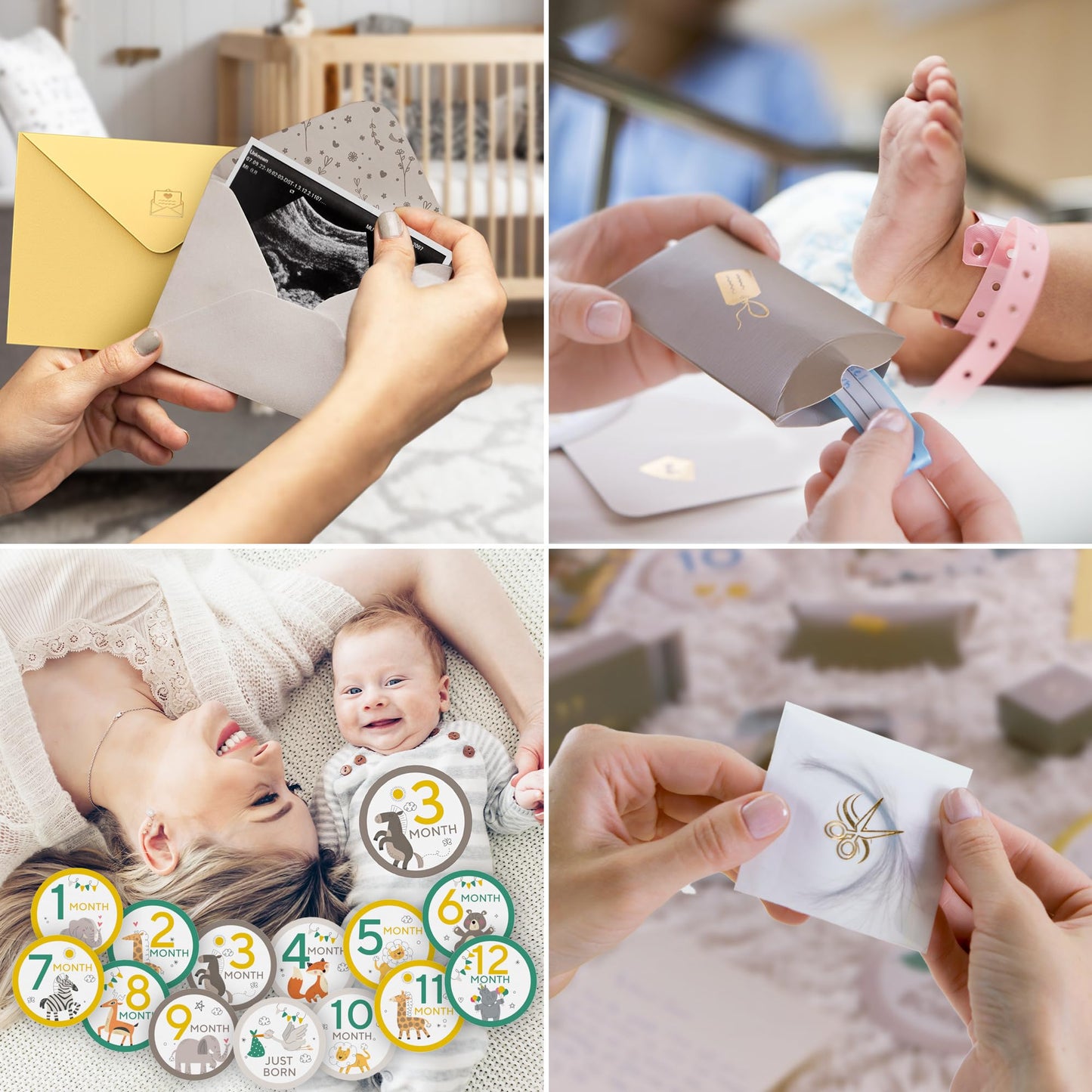 Ultimate Baby Keepsake Box For Boys & Girls - Unique New Parents Gifts For Couples - 10 Beautiful Keepsake Ideas Inside - Perfec