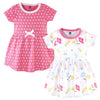 Hudson Baby Infant And Toddler Girl Cotton Dresses Spring Mix, 18-24 Months