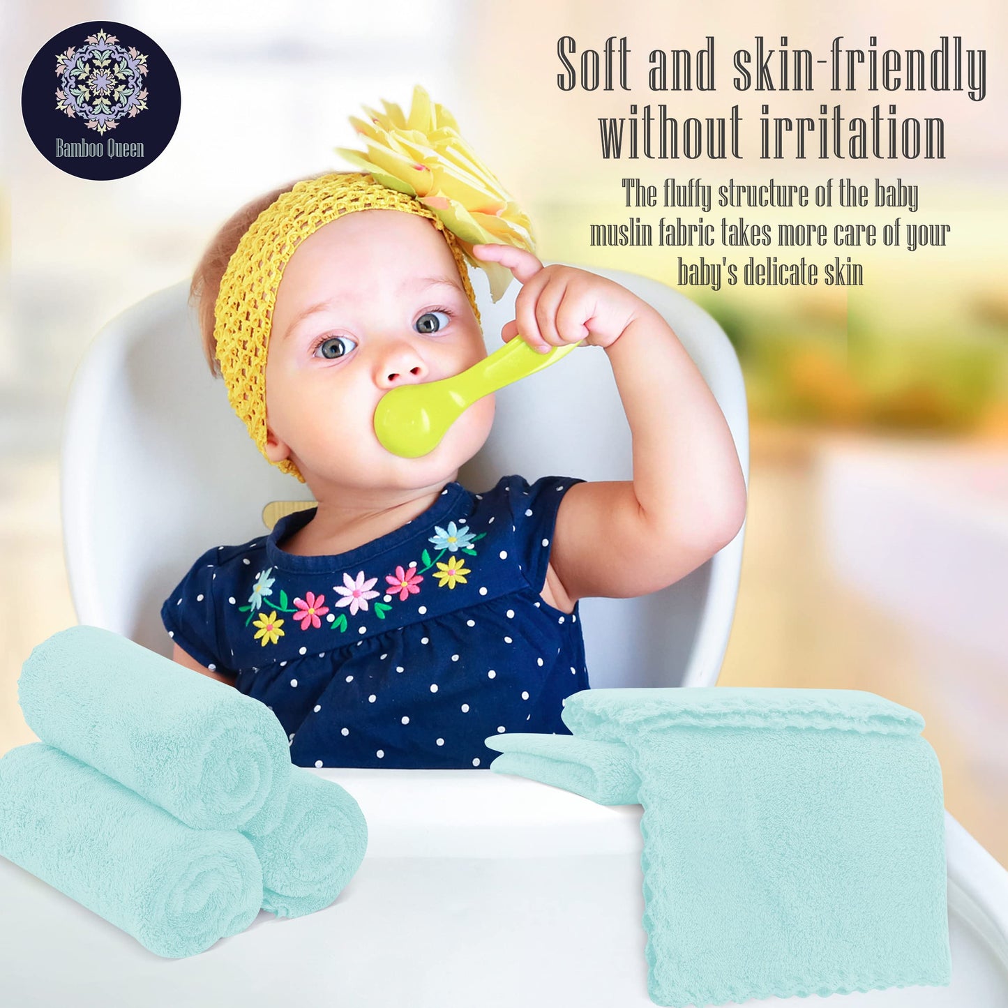 16 Pack Baby Washcloths - Luxury Coral Fleece - Extra Absorbent And Soft Wash Clothes For Newborns, Infants And Toddlers - Suita