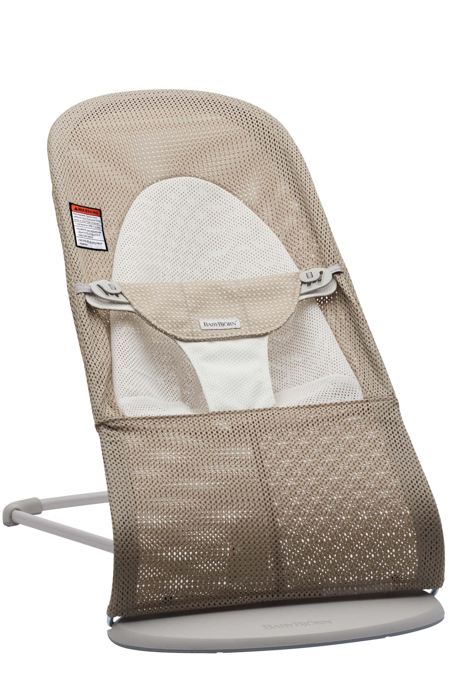 Babybjrn Bouncer Balance Soft, Light Grey Frame, Mesh, Gray Beige/White (005144Us)