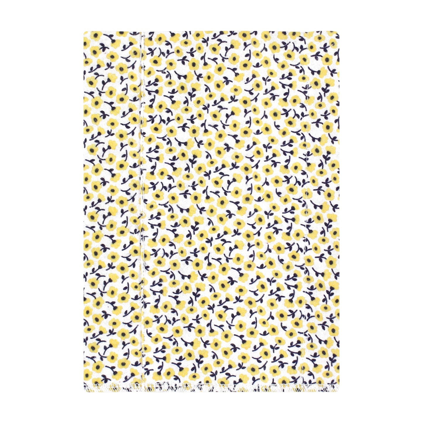 Hudson Baby Unisex Baby Cotton Flannel Burp Cloths, Blush Navy Floral 7-Pack, One Size