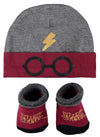 Harry Potter Baby Boys Cap And Bootie Set - Baby Gift Set With Hat And Socks For 0-12 Months (0-12Months)