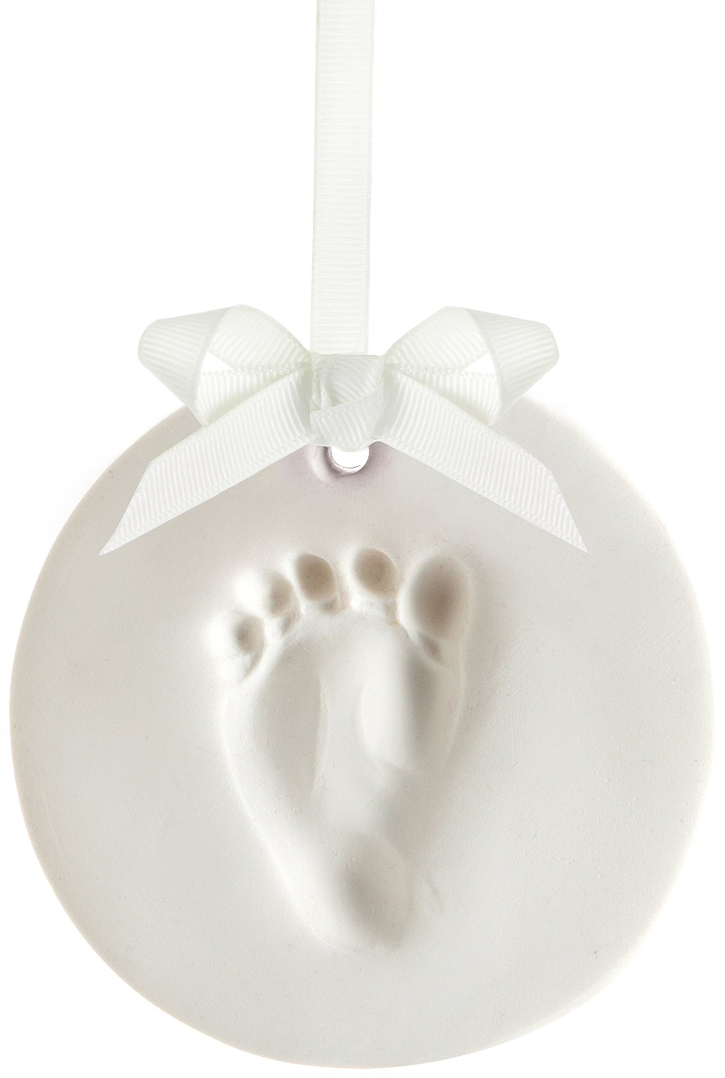Pearhead Babyprints Handprint Or Footprint Keepsake, Nursery Decor, Baby'S First Christmas Holiday Ornament, Diy Clay Keepsake K