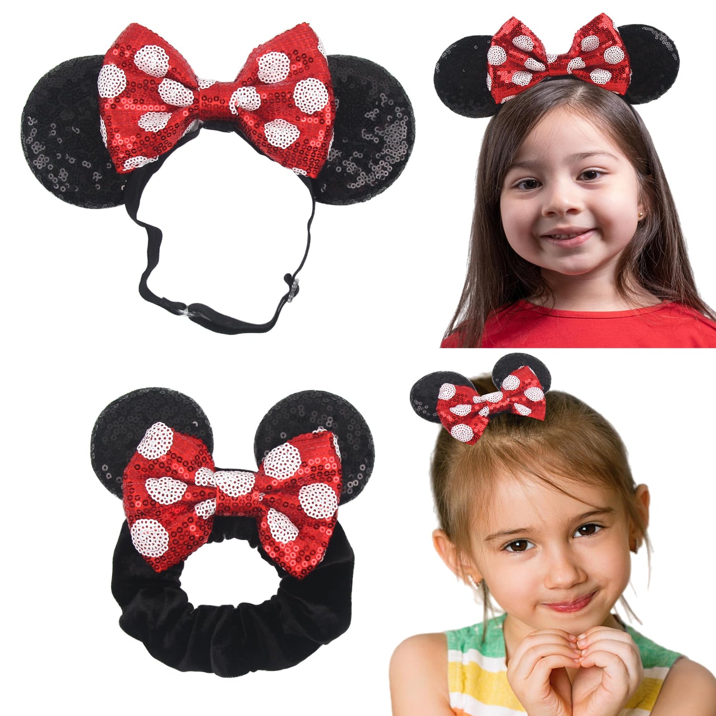 Bianbaistar Baby Girls Headband Solid Flower Knot Hair Band Bow Newborn Baby Hair Band Photography Props. (Classicbow)