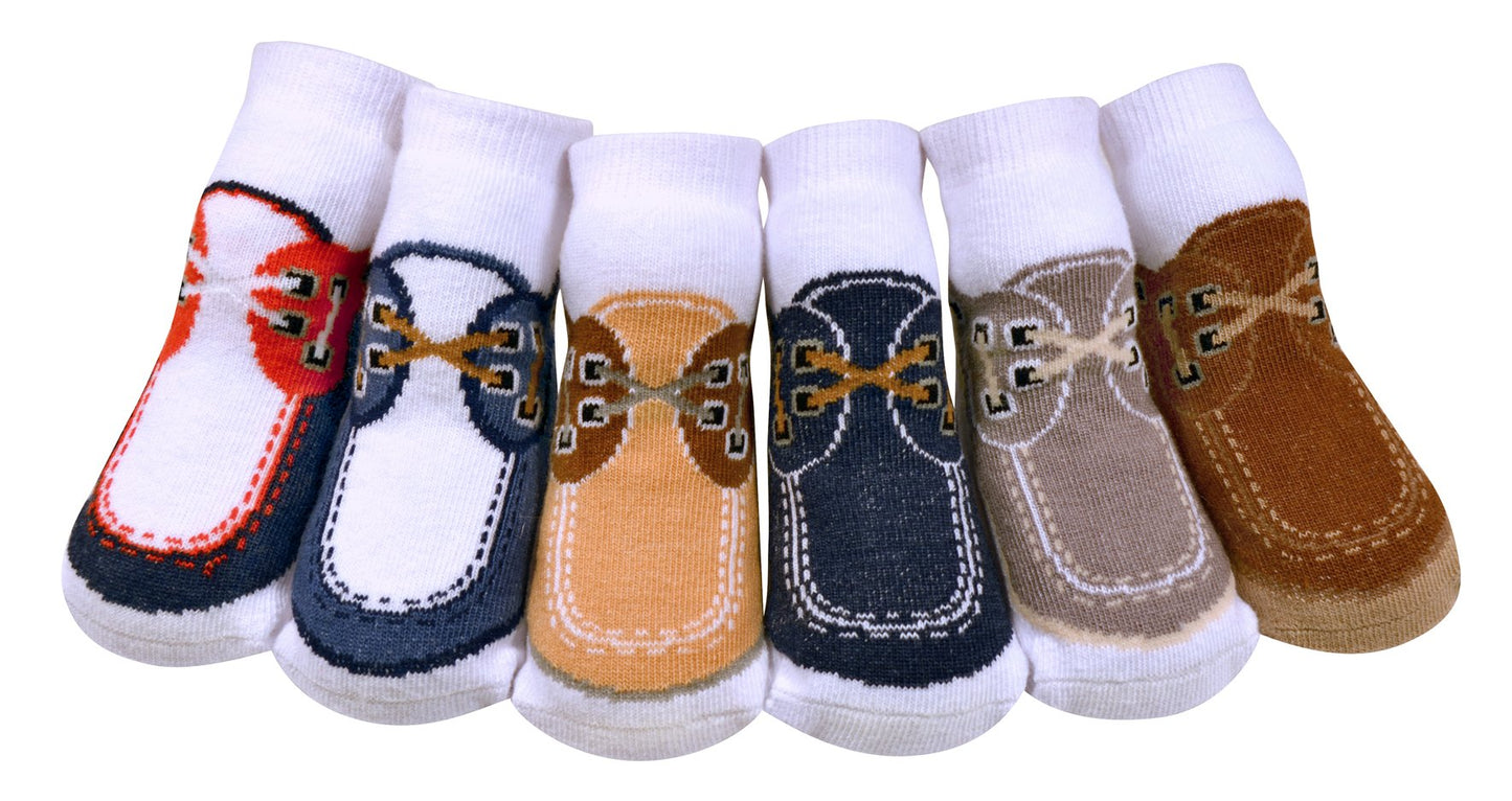 Jazzytoes Baby Boys' Socks Docksider 12-24 Months Multi