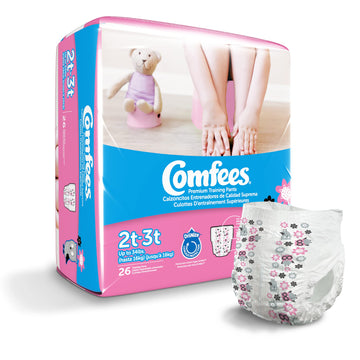 Comfees Girl Training Pants - Size 2T-3T