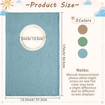 6 Pcs Pullover Baby Bibs Cotton Terry Toddler Absorbent Infant For Feeding And Drooling Towel Slip On Bib(Fresh Color)