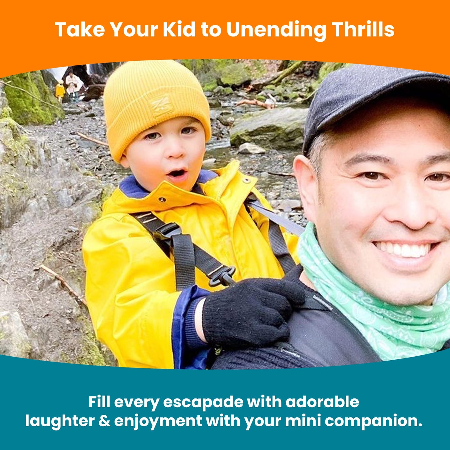 Piggyback Rider Child Safety Harness - Spare Or Replacement For Standing Child Carrier Kids Safety Harness - Unisex Safety Harne