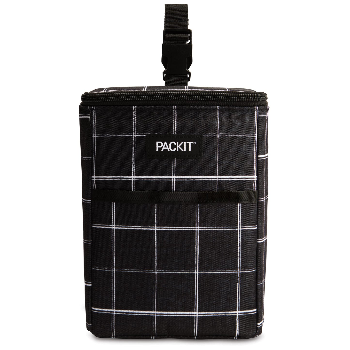 PackIt Freezable Double Bottle Bag, Built with EcoFreeze Technology, Antimicrobial lining, Collapsible, Reusable, Zip Closure, B