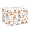 Clastyle Christmas Gingerbread Baby Laundry Hamper Snowflake Kid Storage Basket Boy Girl Gift Toy Box Collapsible Clothes Organi