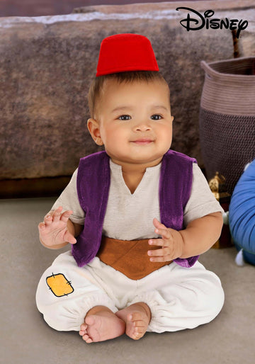 Fun Costumes Disney Infant Aladdin Halloween Costume, For Babies 6/9 Months