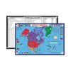 Tot Talk North America Map Kids Placemat Educational Placemat Reusable Washable Double-Sided Learning Made In Usa