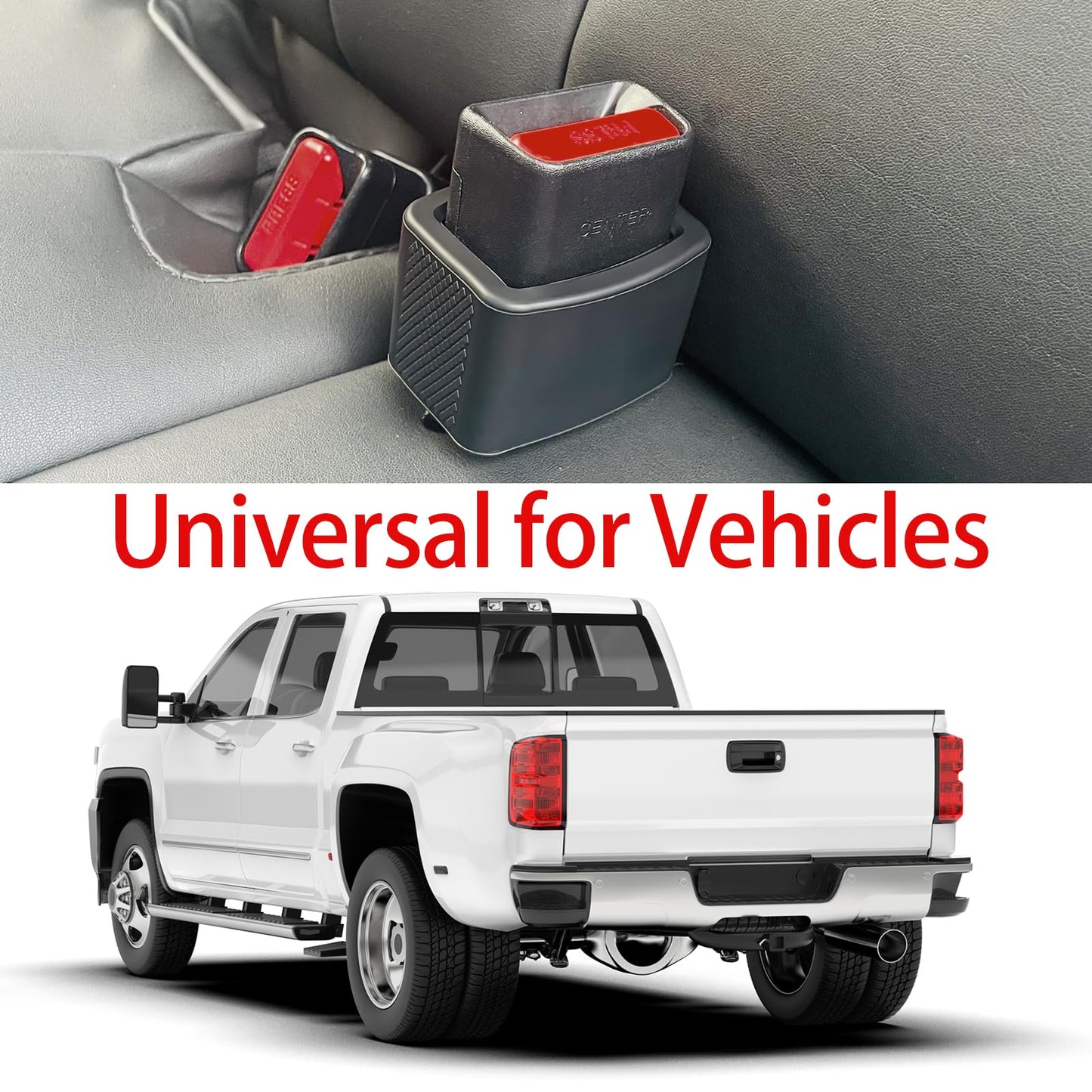 2 Pack Silicone Seat Belt Buckle Holder, Seat Belt Buckle Booster For Kids, Durable Silicone Material, Easy Access To The Buckle