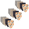 Hudson Baby Unisex Baby Cotton Bandana Bibs, Woodland Creatures 12-Pack, One Size