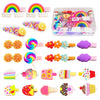 Hair Clips For Girls, 22 Pcs Candy Hair Clip Toddler Hair Accessories Rainbow Barrettes Hair Pins For Kids Girl Children(Box Pac