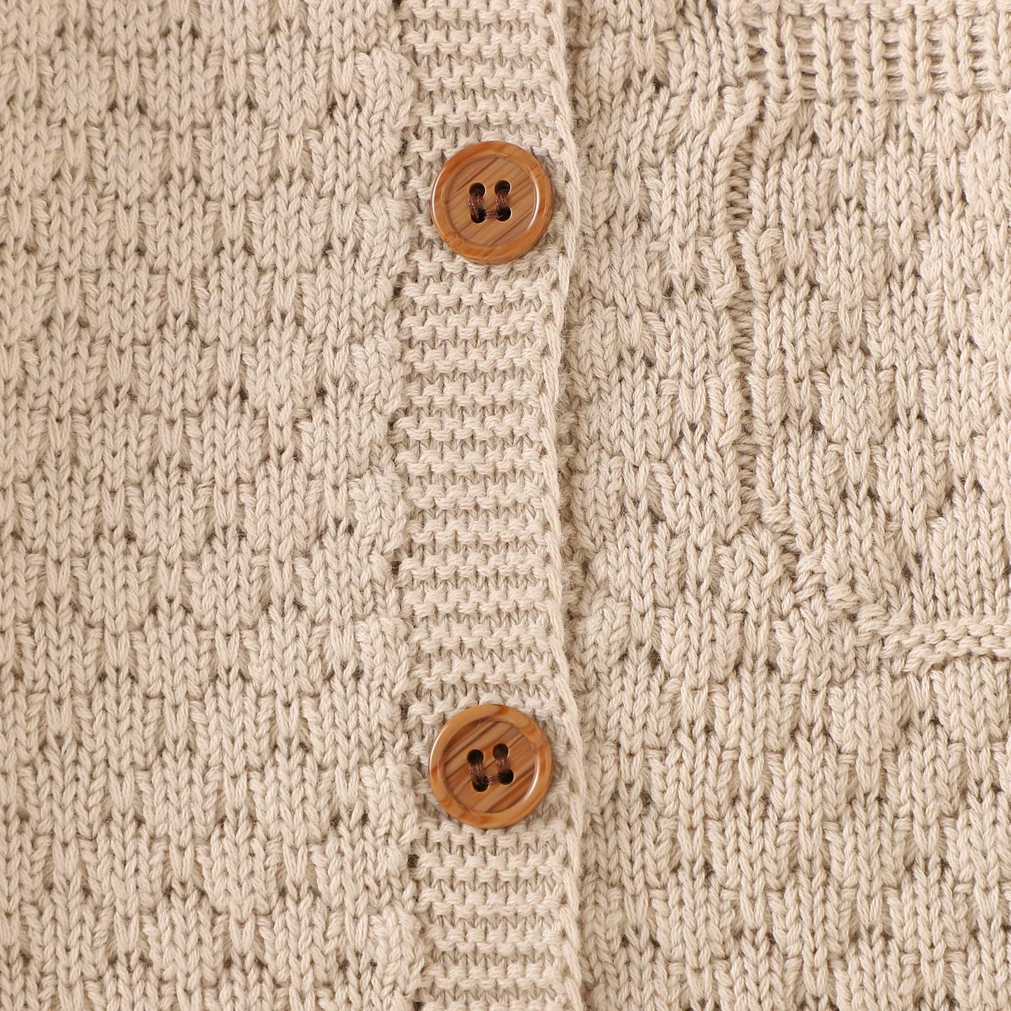 Mimixiong Cotton Baby Romper Newborn Baby Knitted Clothes Longsleeve Sweater Outfit For Boy And Girls With Warm Hat Set Camel