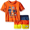 Carter'S Boys' Infant Scuba Dude Rash Guard Set, Orange, 24M