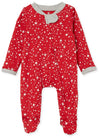 Honestbaby Sleep And Play Footed Holiday Pajamas One-Piece Sleeper Zip-Front Organic Cotton Pjs Baby Boys, Girls, Unisex, Twinkl