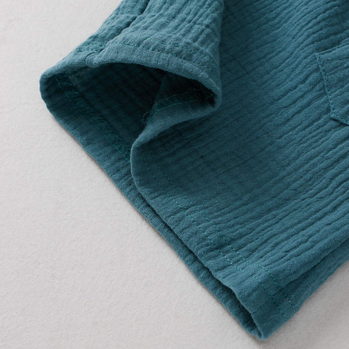 Fhutpw Baby Boys 2Pcs Summer Outfits Short Sleeve T-Shirt Tops Elastic Waistband Shorts Set Toddler Clothes (Linen Dark Blue, 2-