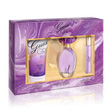 Guess Girl Belle By Guess For Women - 3 Pc Gift Set 3.4Oz Edt Spray , 0.5Oz Edt Travel Spray, 6.7Oz Body Lotion