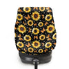 NDISTIN Sunflower Car Seat Sunshade Cover Butterfly Infant Car Seat Sun and Sleep Shade Cover Easy Install Infant Car Seats Heat