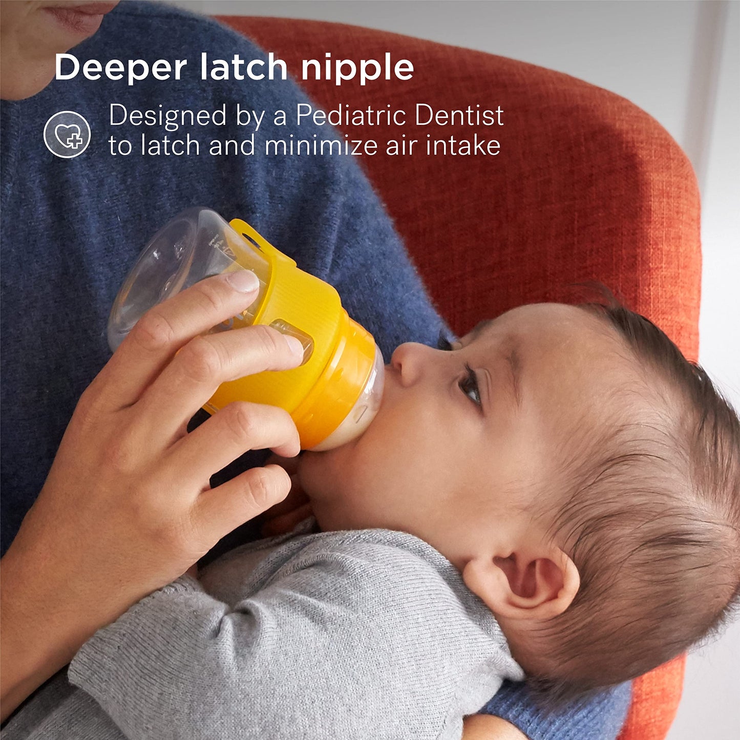 Smilo Baby Bottle Set With Stage 0 Slow Flow Anti Colic Nipple, 10 Oz / 300 Ml Capacity, 3X Pack Of Anti Colic Baby Bottles 0-3