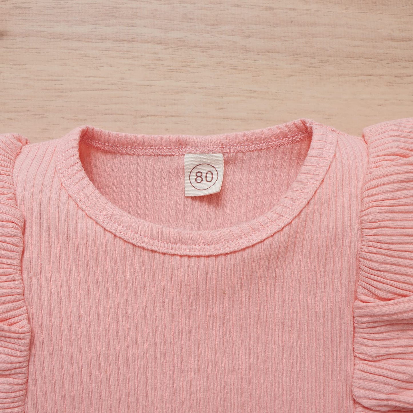 Rosebea Toddler Baby Girl Skirt Set Outfits Knitted Sweather Mini Skirt 2Pcs Spring Fall Winter Clothes(Gset01,Pink,130)