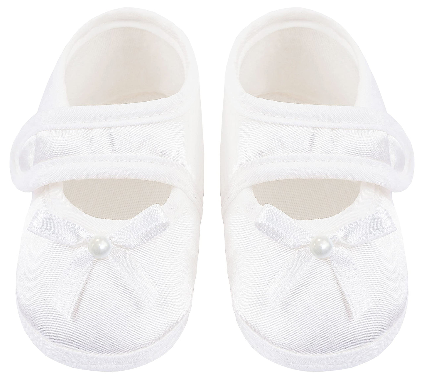 Lilax Baby Girl Newborn Christening Baptism Lace White Dress Gown 4 Piece Deluxe Set (White, 0-3 Months)