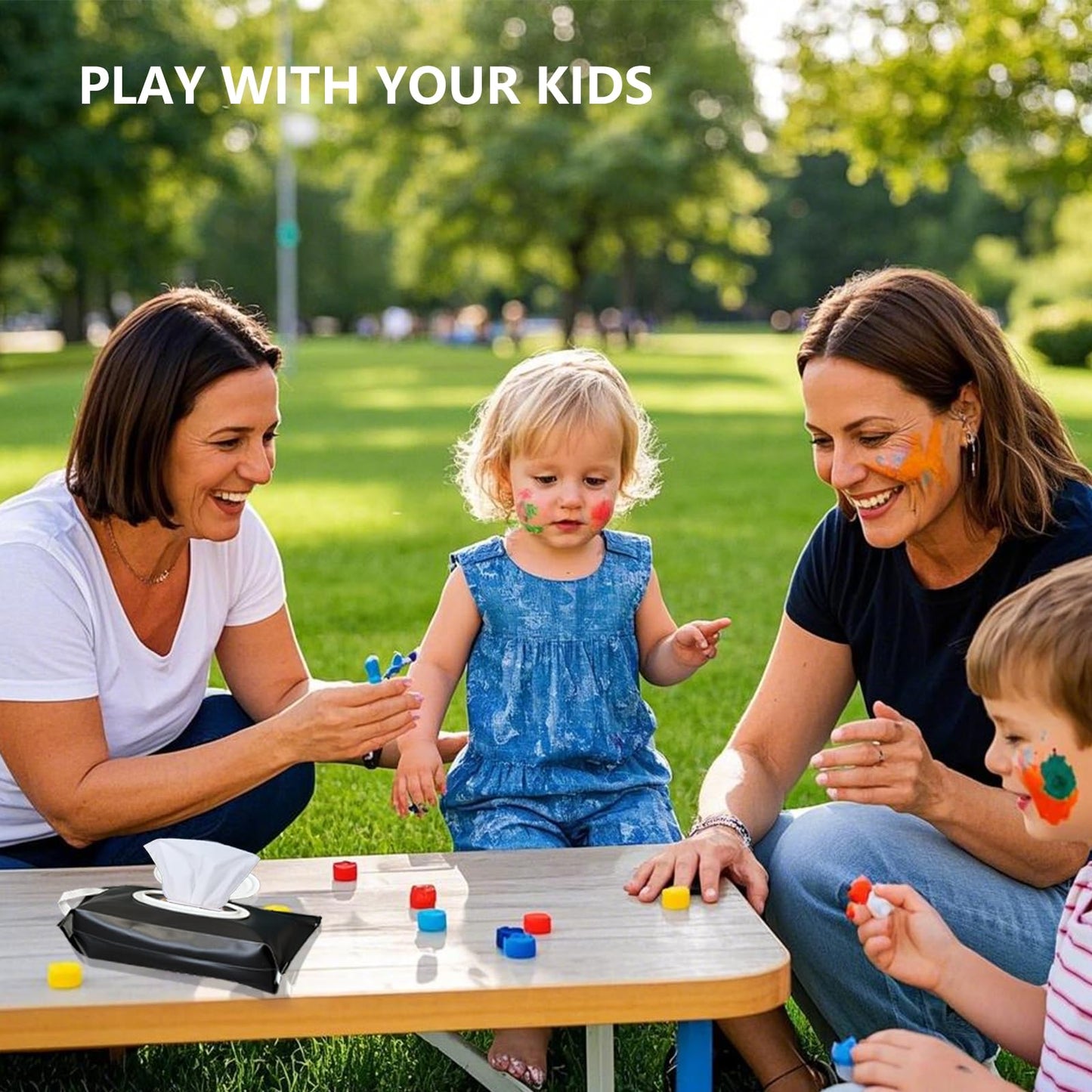 Voongor Baby Wipe Holder, 2 Pack Reusable Travel Wipes Pouch Dispenser, Portable Refillable Wipe Container For Travel & Home Use