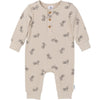 Gerber Modern Moments Baby Boys' Henley Romper, Bicycles, 12 Months