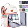 Pillani Baby Diaper Bag Backpack - Baby Girl Gifts - Baby Bag For Girls - Diaper Backpack - Large Diaper Bags For Baby W/Changin