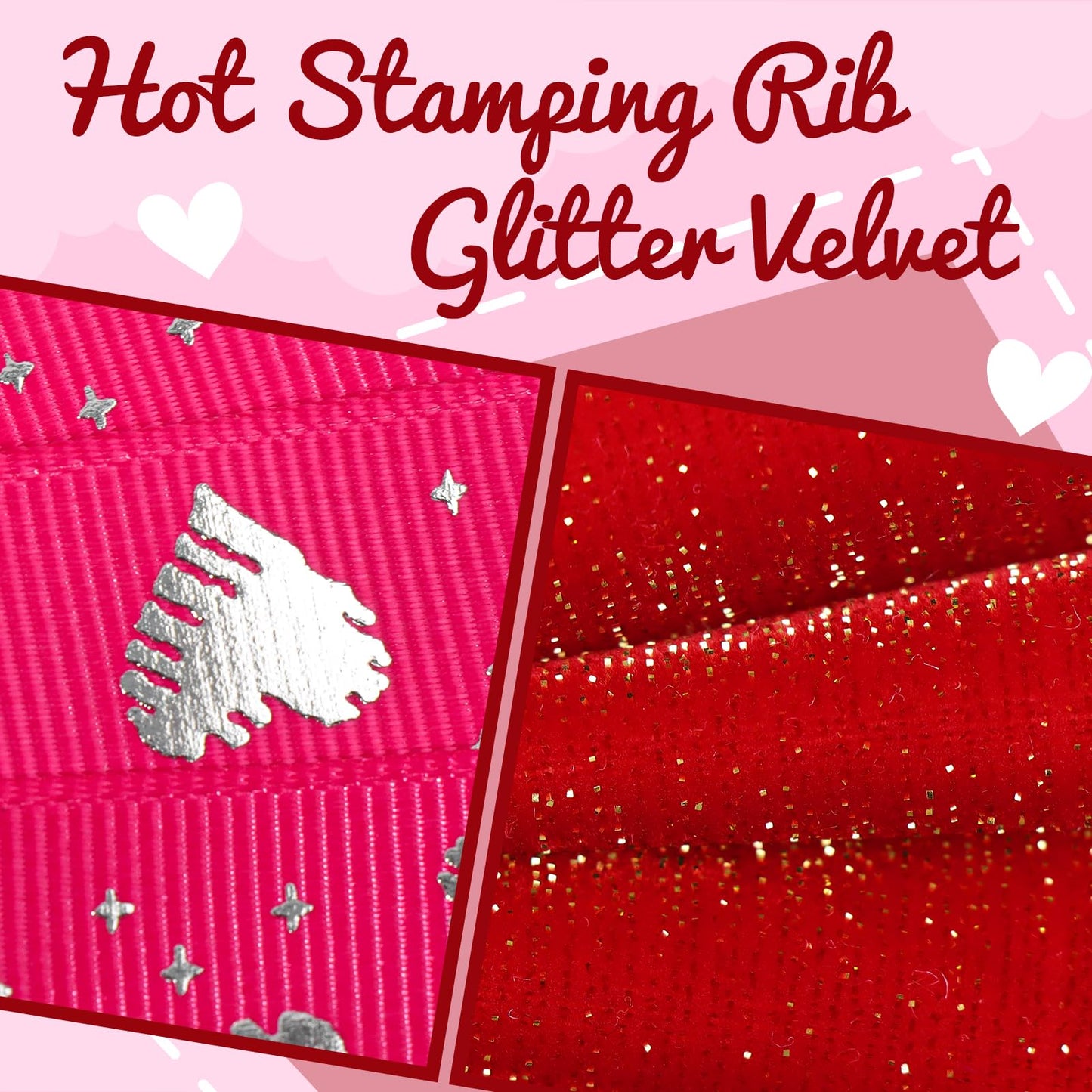 Yanjie Valentines Heart Hair Clips Red Pink Bowknot Hair Barrettes Heart Lip Print Boutique Alligator Clips Sweet Hair Accessori