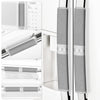 ELCOOR Refrigerator Door Handle Covers, Set of 6, Keep Your Kitchen Appliance Clean from Food Stains, Smudges, Drips, Oil, Washa