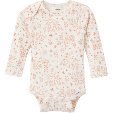 Gerber Unisex Baby Multi-Pack Onesies Bodysuits (Short And Long Sleeve), Red, 6-9 Months