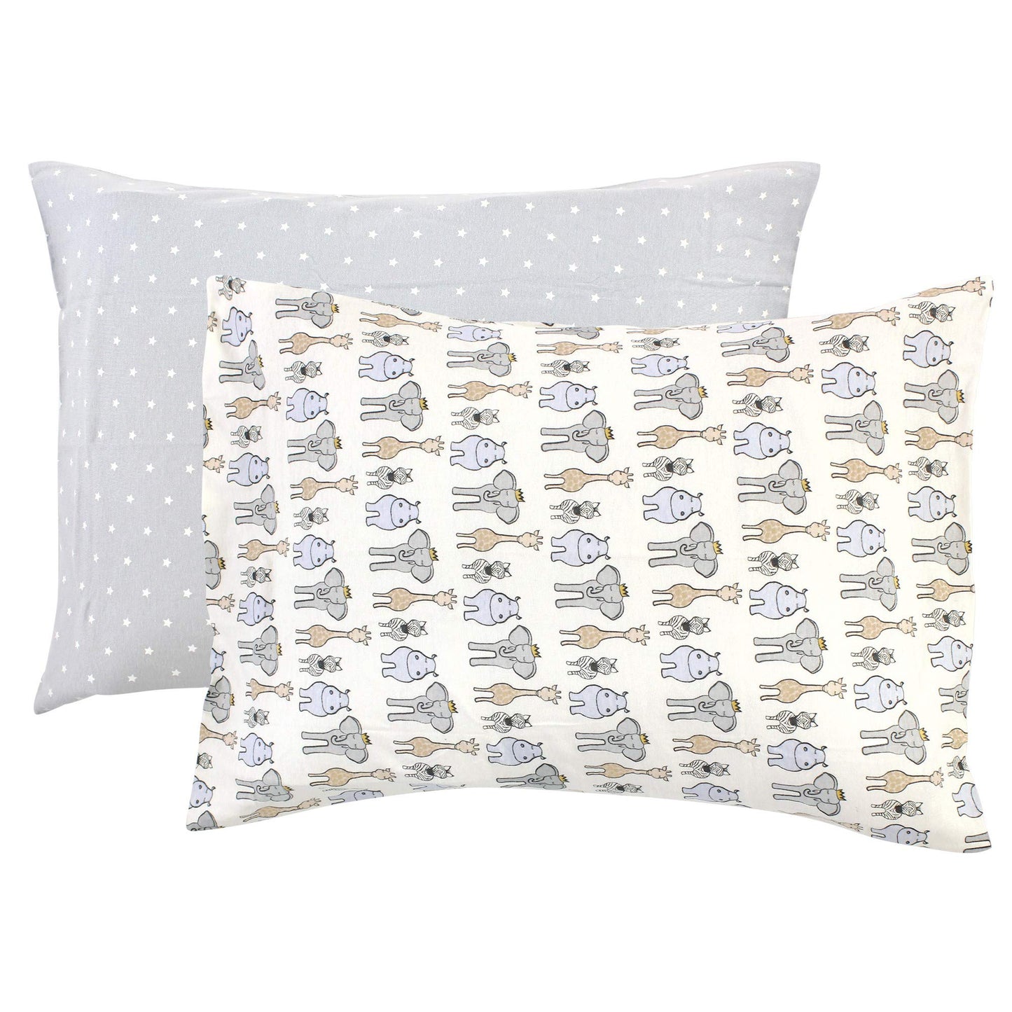 Hudson Baby Unisex Baby And Toddler Cotton Toddler Pillow Case, Royal Safari, One Size