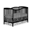 Dream On Me Chelsea 5-In-1 Convertible Crib In Black, Jpma Certified