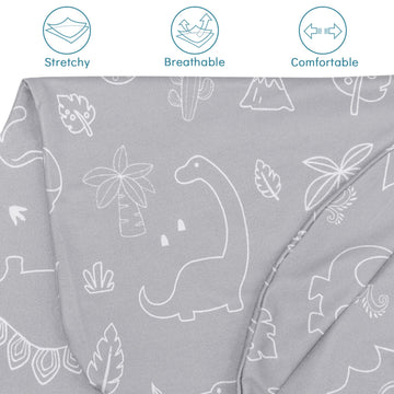 Dilimi Nursing Pillow Cover For Baby Boy And Girl, Ultra Soft Comfortable Stretchy Removable Slipcover For Newborn Breastfeeding