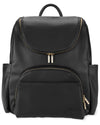 Skip Hop Diaper Bag Backpack: Evermore, Multi-Function Baby Travel Bag 6 In 1, Black