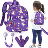 Accmor Toddler Harness Backpack Leash, Cute Baby Unicorn Backpacks With Anti Lost Wrist Link, Adorable Mini Child Backpack Leash