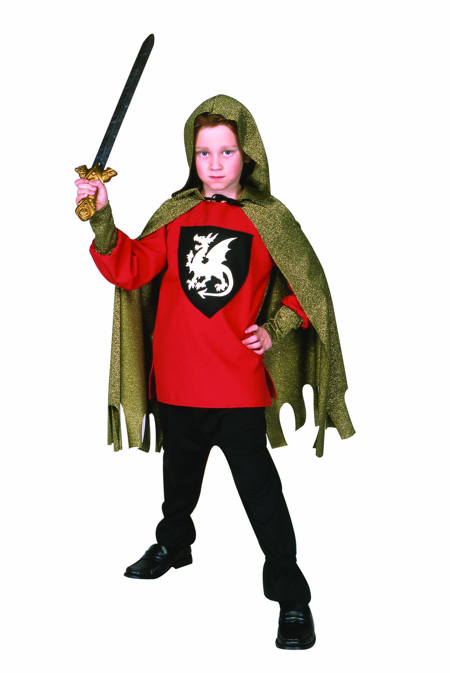 Rg Costumes Medieval Knight Costume, Black/Silver/Blue, Large