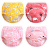 Max Shape Potty Training Pants Girls 2T,3T,4T,Toddler Training Underwear For Baby Girls 4 Pack Red, 2T