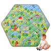 Hombys Hexagon Playpen Mat, 52X45 Thicken Soft Playpen Mat Fits Hexagon Portable Play Yard & Playpen, Washable Baby Play Mat Non