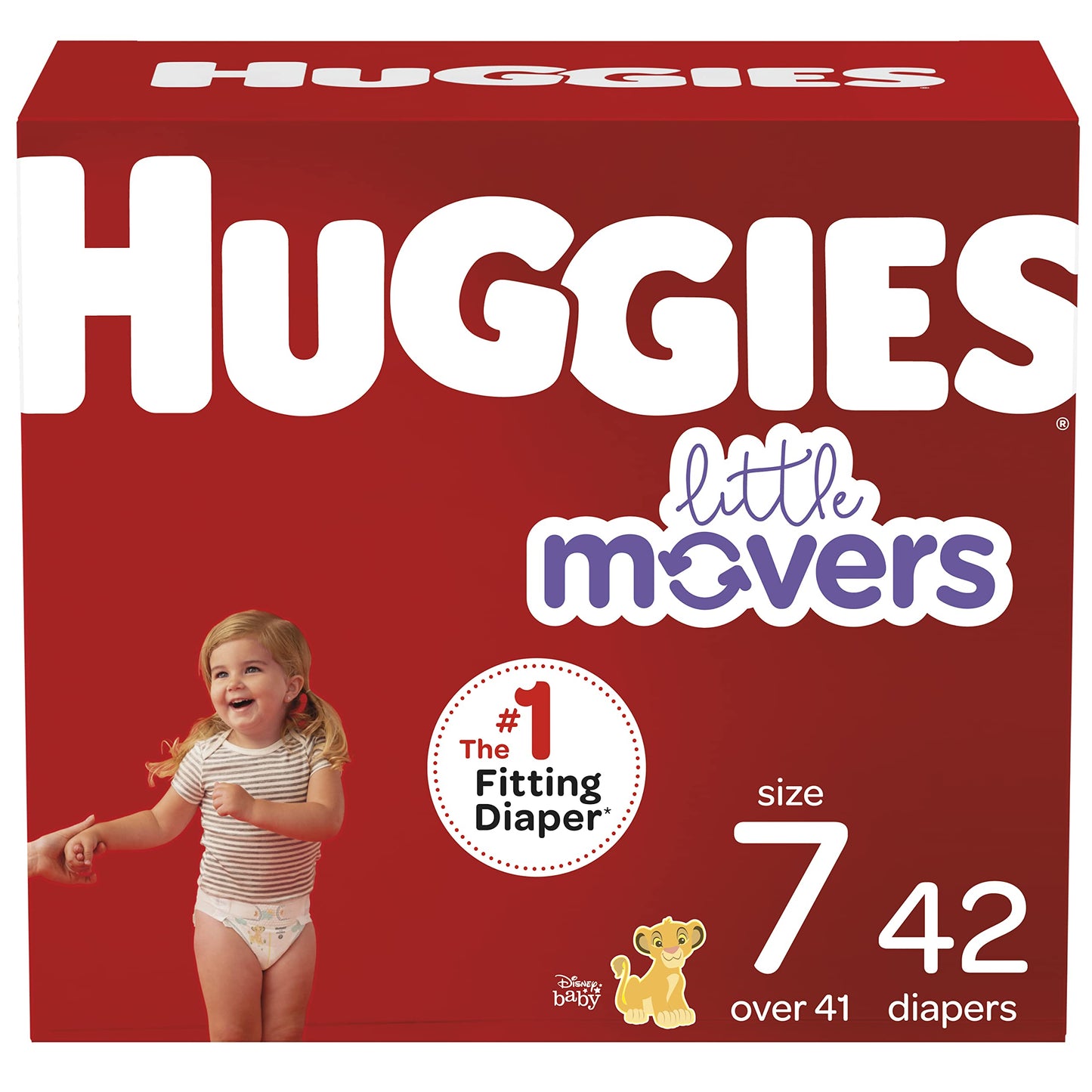 Huggies Little Movers Diapers, Size 7